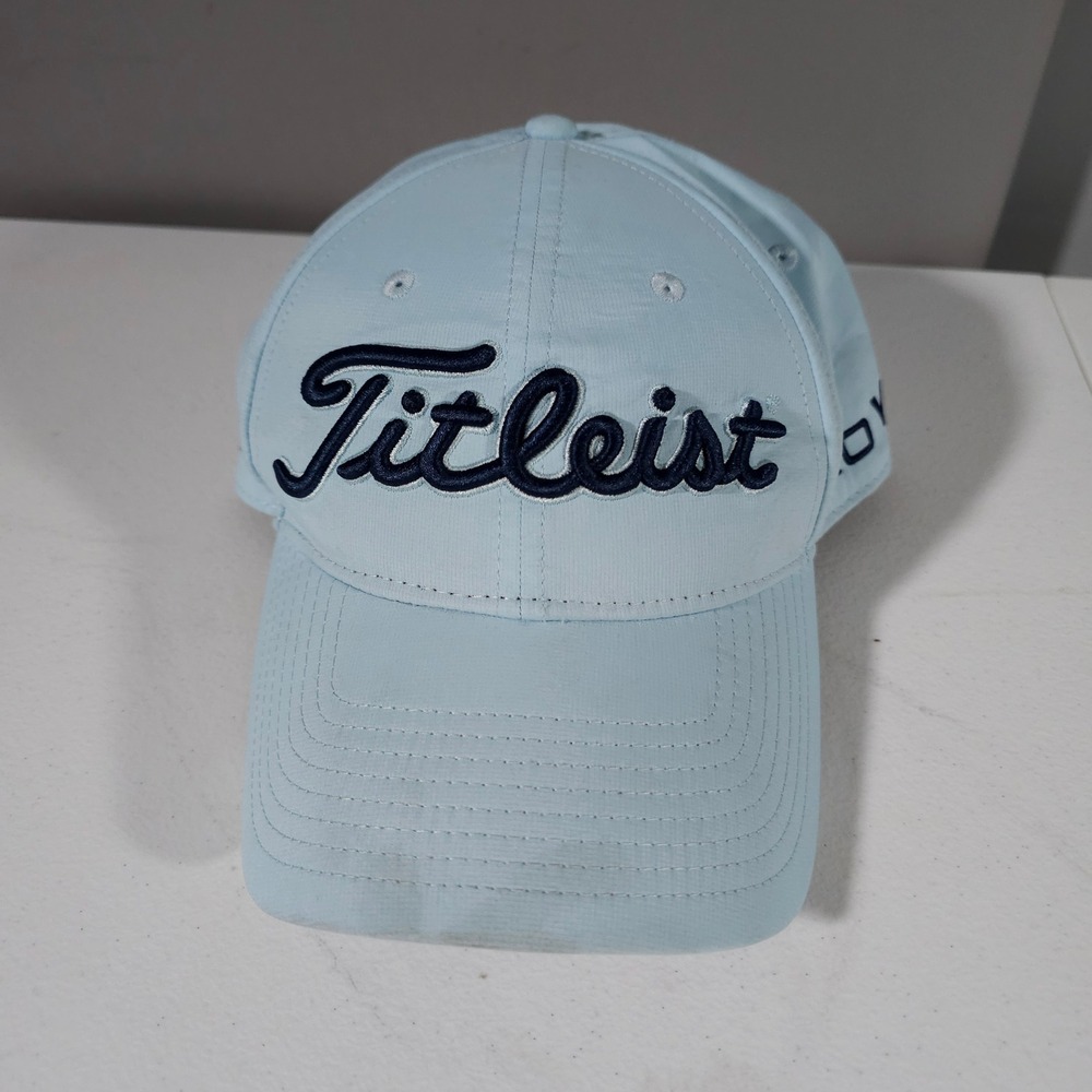 Titleist Golf‎ Hat Mens OSFA Blue Tour Performance Pro V1 FJ Adjustable Cap